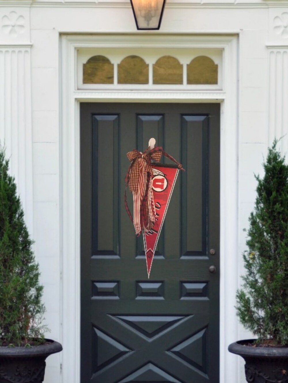 University Of Utah Door Pennant with Bow